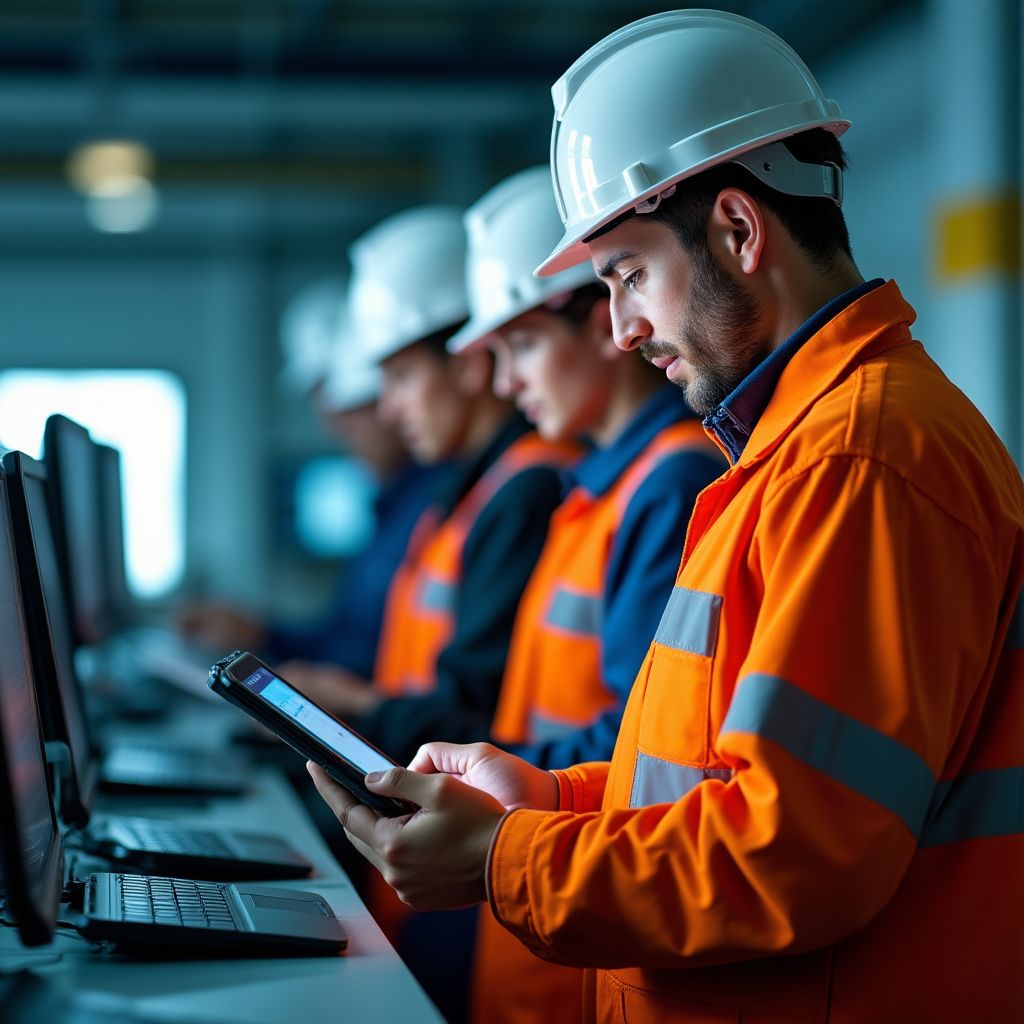 Formación interna para personal industrial
